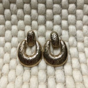 Gold color earrings